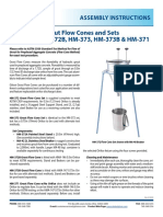 Manual Grout Flow Cone Set