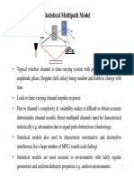 Statistical Multipath Channel Modelling