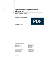 Update To PPD Specification: Technical Note #5645