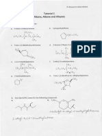 Alkane naming and structures