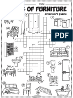 Furniture crossword puzzle answers