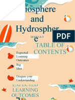 Hydrosphere and Biosphere