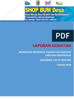 LAPORAN WORKSHOP BUMDESA TINGKAT KECAMATAN LABUHAN MARINGGAI-ok