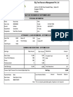 Payslip For The Month of September-2021: Personal Information