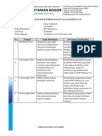 Lampiran 6. Formulir Monitoring Dan Evaluasi