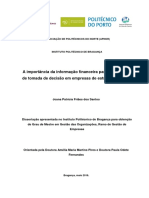 A Importância Da Informação Financeira para o Processo de Tomada de Decisão em Empresas de Estrutura Familiar