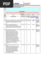 Percentage Boq: Validate Print Help