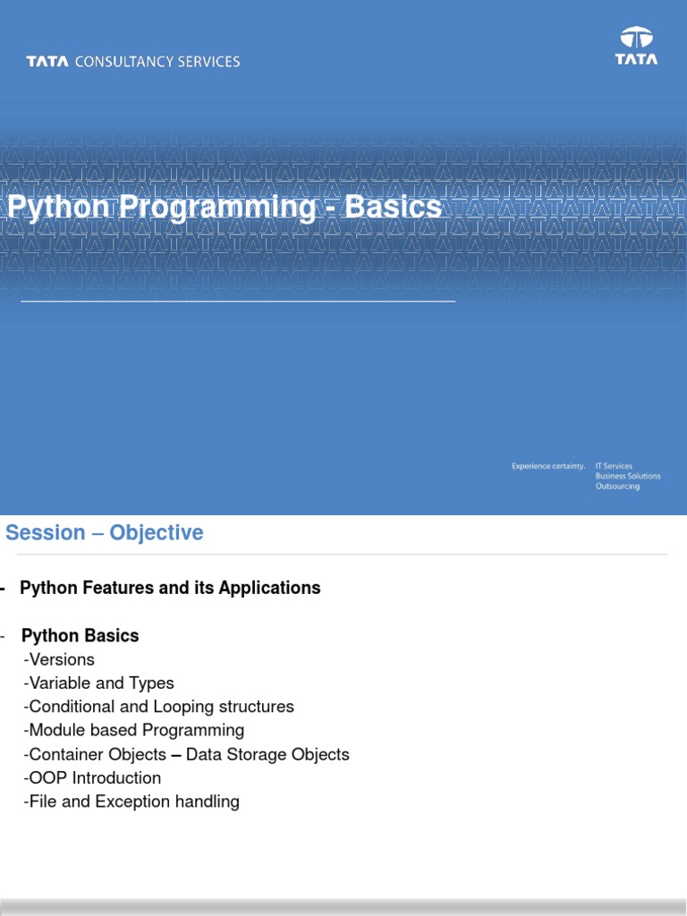 Python by Tcs | PDF | Parameter (Computer Programming) | Class ...