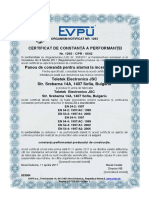 Certificate 1293-CPR-0542 MAG8