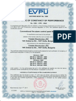 Certificate 1293 CPR 0542 MAG8
