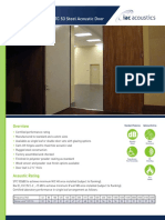 Data Sheet: Noise-Lock STC 53 Steel Acoustic Door