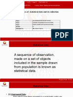 Statistical Data Collection and Levels of Measurement