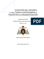 La adquisición del español a través de la dramatización