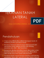 Pertemuan 9 - Tekanan Tanah Lateral