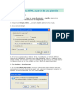 Crear Una Página HTML A Partir de Una Plantillax