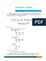 Division of Polynomials