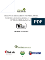 PROYECTO DE REFORZAMIENTO Y RECUPERACIÓN DEL ÁGUILA PESCADORA