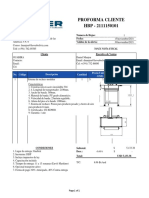 HBP - 2111150101 Proforma Cliente: Hover Bolivia de Luis Alberto Manjon Gomez Numero de Hojas: Fecha