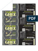 Pure Desi Ghee Nutrition Facts