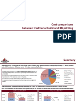 Cost Comparisons Between Traditional Build and 3D Printing