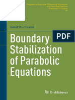 [Progress in Nonlinear Differential Equations and Their Applications 93] Ionuţ Munteanu - Boundary Stabilization of Parabolic Equations (2019, Springer International Publishing_Birkhäuser) - Libgen.lc