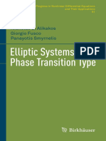 [Progress in Nonlinear Differential Equations and Their Applications 91] Nicholas D. Alikakos, Giorgio Fusco, Panayotis Smyrnelis - Elliptic Systems of Phase Transition Type (2018, Springer International Publish
