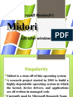 Microsoft Research's: Midori Midori