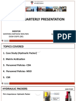4 Quarterly Presentation: Presented by Mentor