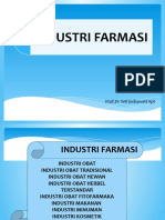 Industri Farmasi: Prof - DR Teti Indrawati Apt