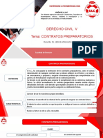 Contratos preparatorios: compromiso de contratar y contrato de opción