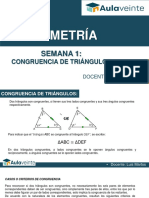 Semana 1-Congruencia de Triángulos