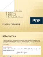 Presentation Stokes' Theorem