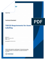 TS0133 Requirements For Asset Labelling
