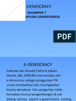 E Democracy