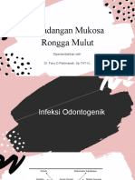 Infeksi Rongga Mulut, Stomatitis, Mukositis