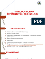 C1 - An Introduction of Fermentation Technology