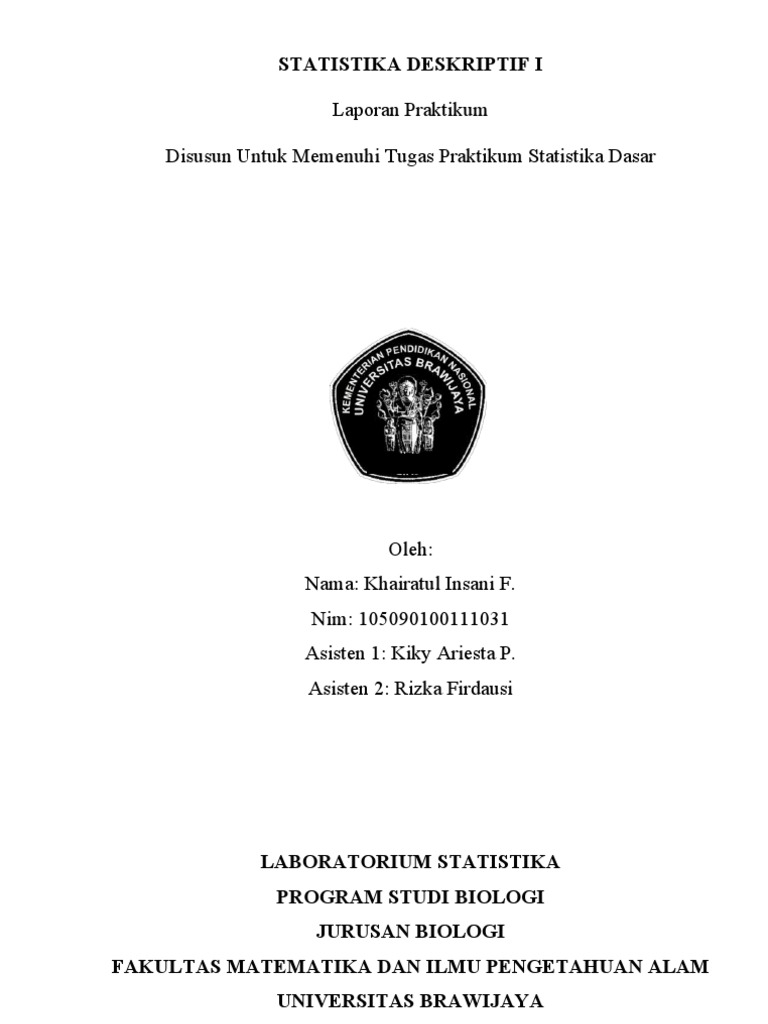 Statistika Deskriptif I
