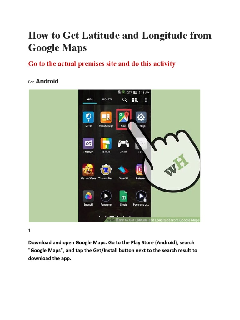 How To Get Latitude and Longitude PDF Ios Mobile App