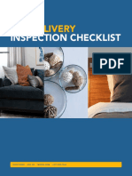Pre-Delivery: Inspection Checklist