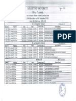 Date Sheet ETE Odd Semester 2021-22, December 2021.