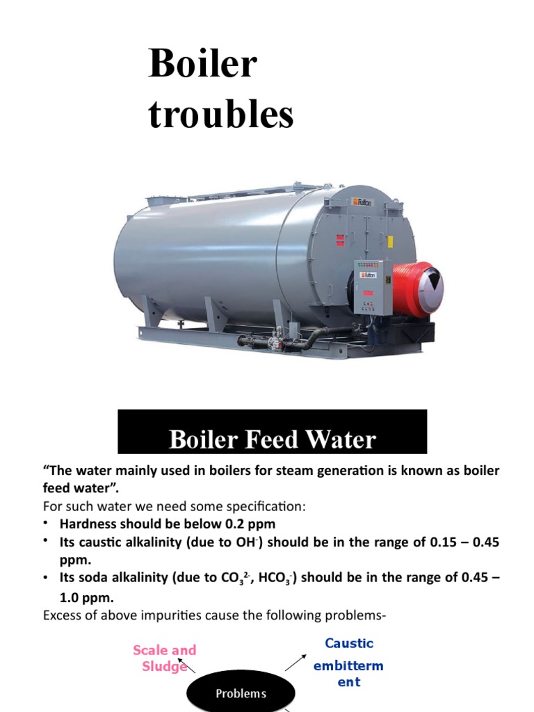 Boiler Troubles PDF Sodium Carbonate Physical Chemistry