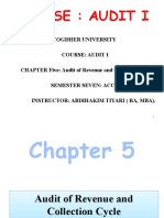 Chapter 5 Audit - Summary