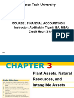 CH 3 Plant Asset
