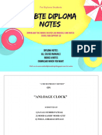 DSU Project (Anloage Clock)