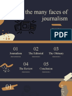 The Many Faces of Journalism