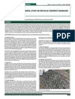Experimental Study On Recycled Concrete Aggregate: P. Punitha