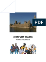 South West College: PROSPECTUS 2009-2010