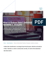What Is Ordinal Data? Definition, Examples, Variables & Analysis