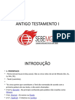 ANTIGO TESTAMENTO I - Pentateuco