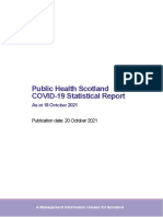 Public Health Scotland - COVID-19 Statistical Report